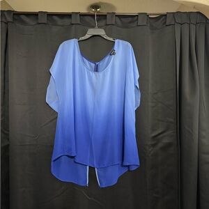 Elegant Blue Women's Top